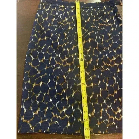 Boden 2-Piece Set Dress Outfit Silk Top Blouse Pencil Skirt Navy Work Office 6R - Picture 9 of 16